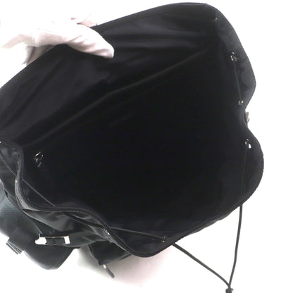 Tod'S Xbmtrkg0300Spfb999 Medium Fabric And Leather Backpack With Engraved Logo