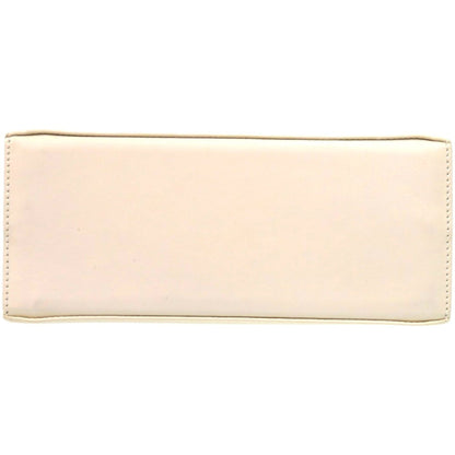 Salvatore Ferragamo Gancini O212193 Leather White 2-Way Handbag 0278