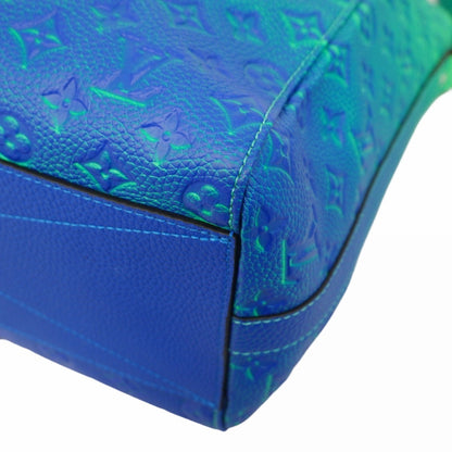 Louis Vuitton Monogram Illusion Keepall Tote Boston Bag M59688 Green Blue