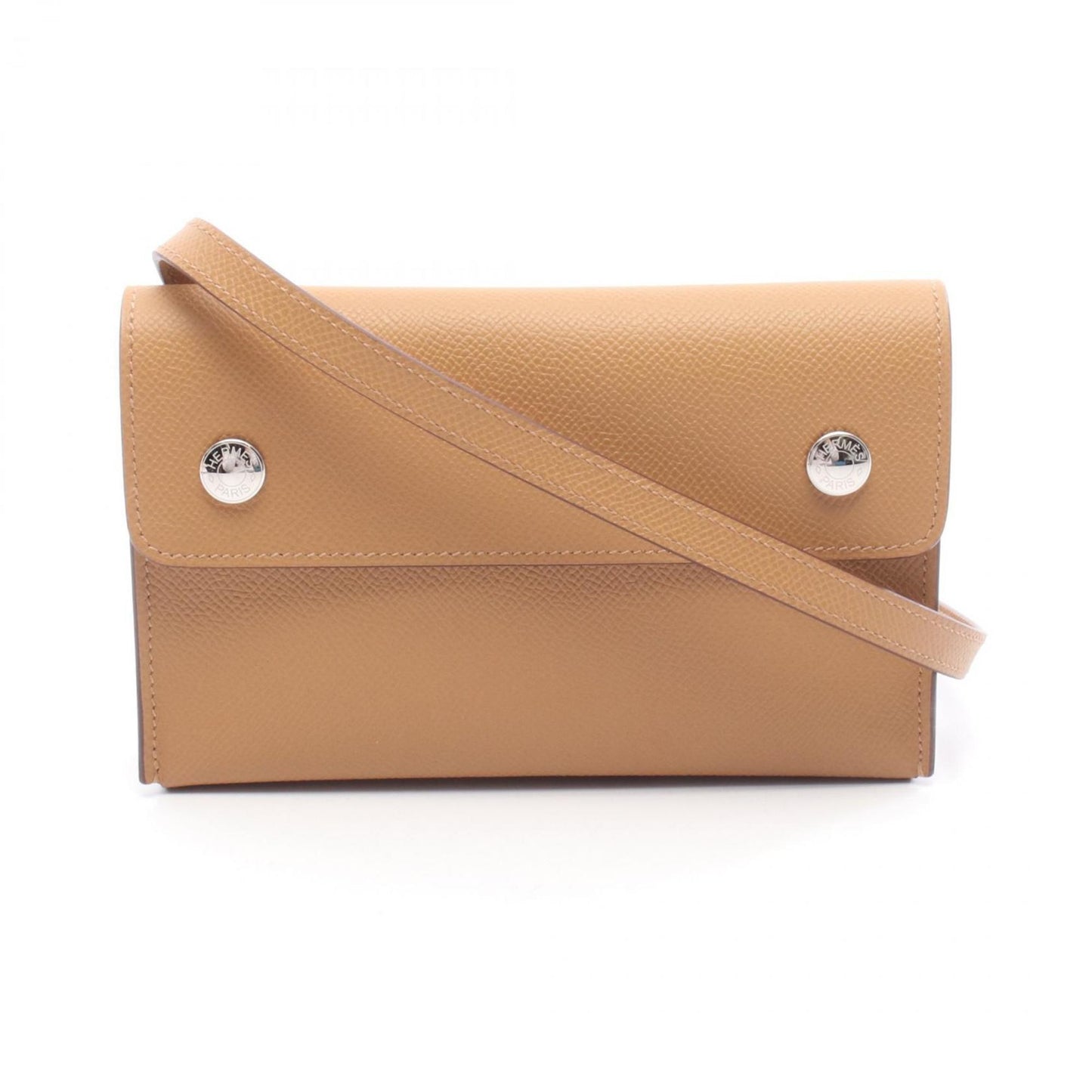 Hermes Herms Nap To Go Shoulder Bag In Calfskin Leather (Cowhide) With Epsom Leather