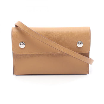 Hermes Herms Nap To Go Shoulder Bag In Calfskin Leather (Cowhide) With Epsom Leather