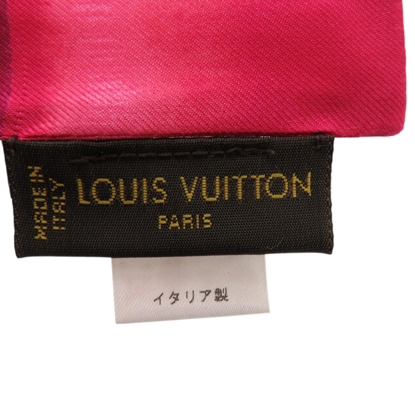 Louis Vuitton Bandeau Summer Ikat Silk Rose Indian Scarf Muffler 0167 Louis Vuitton