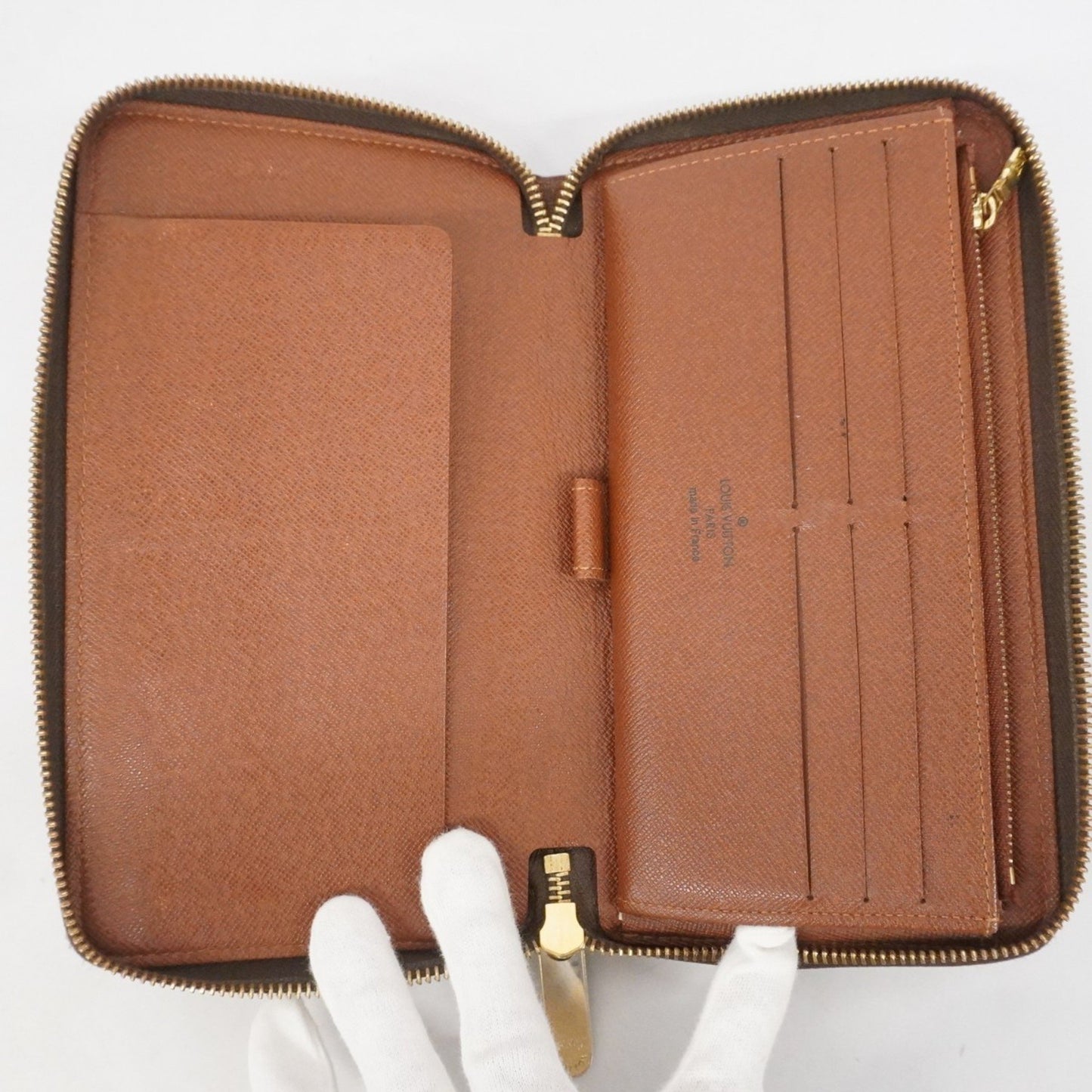 Louis Vuitton Monogram Zippy Organizer Long Wallet M60002 Brown