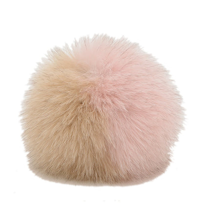 Fendi Pom-Pom Charm In Beige