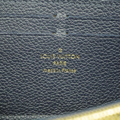 Louis Vuitton Monogram Empreinte Portefeuille Clemence Long Wallet M69415 Marine Rouge