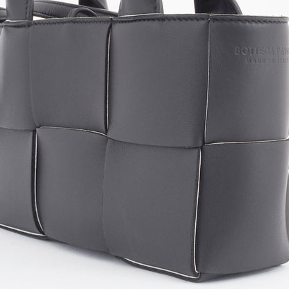 Bottega Veneta Candy Arco Tote Bag Handbag Black White 729029Vmay31283
