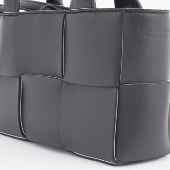 Bottega Veneta Candy Arco Tote Bag Handbag Black White 729029Vmay31283
