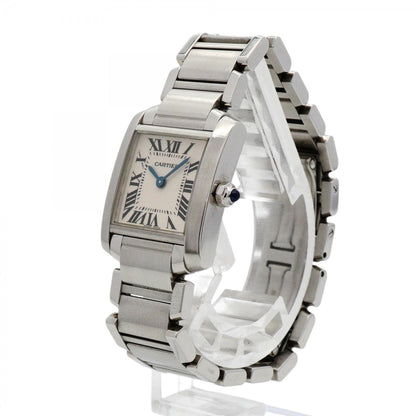 Cartier Tank Franaise SM W51008Q3 White Dial