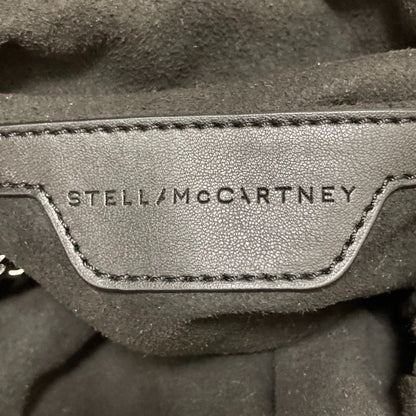 Stella Mccartney Falabella Crochet Knit Handbag/Shoulder Bag In Black