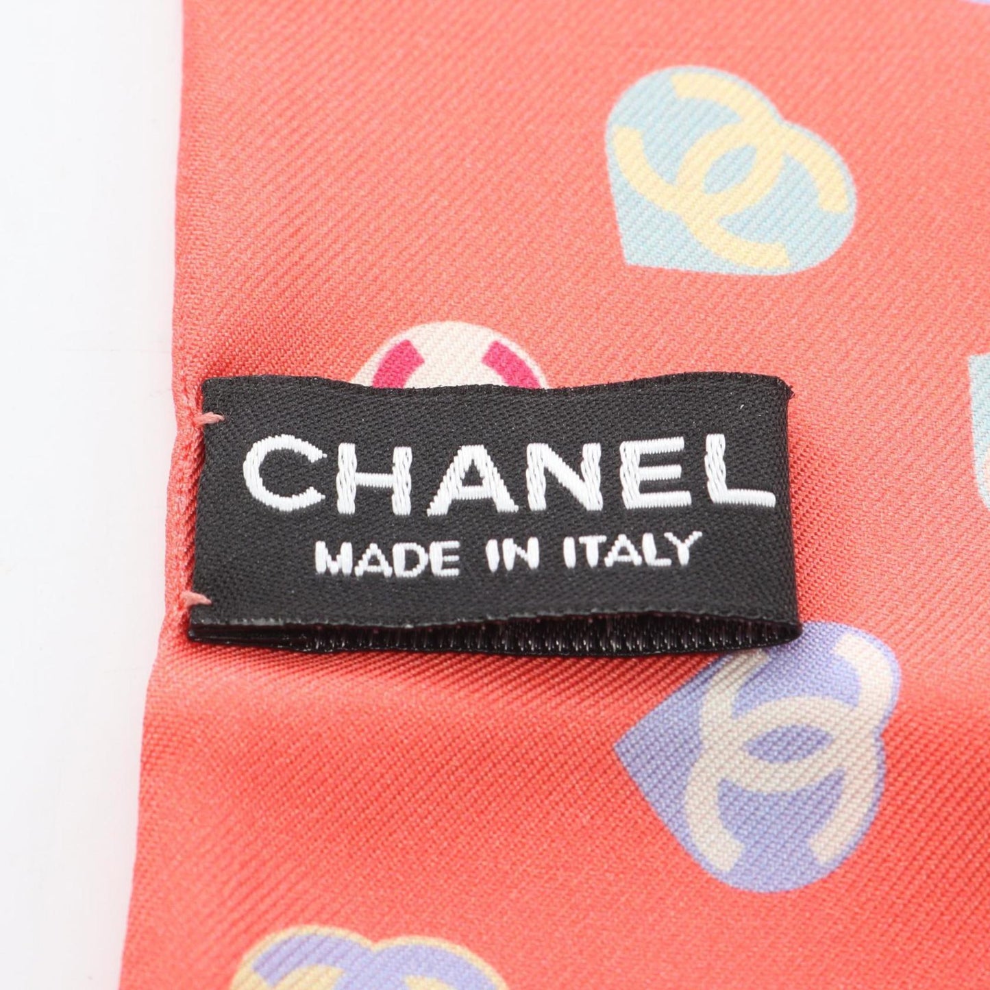 Chanel Coco Mark Heart Scarf