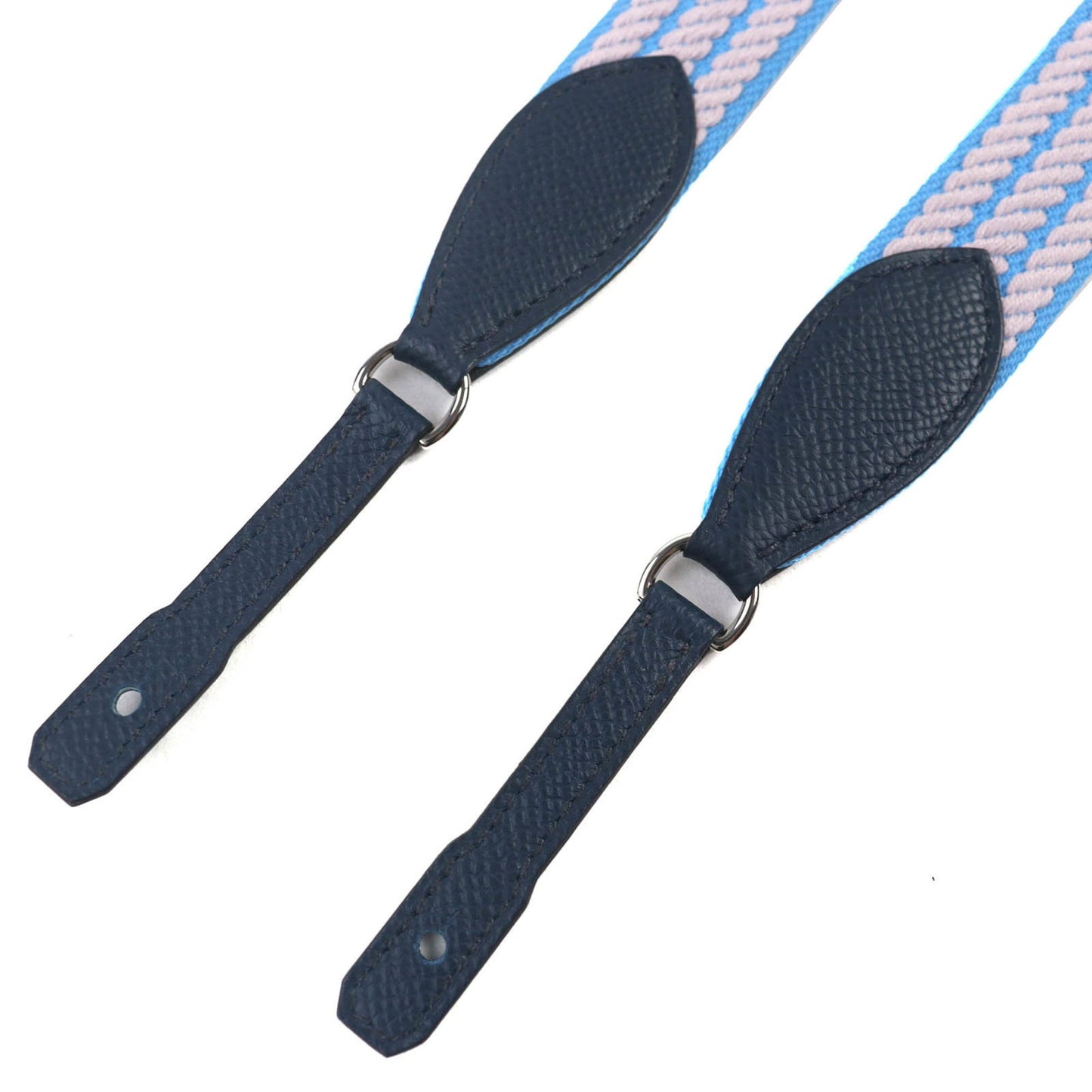 Hermes Caval To-Go 25Mm Canvas And Leather Bag With Silver Hardware Shoulder Strap