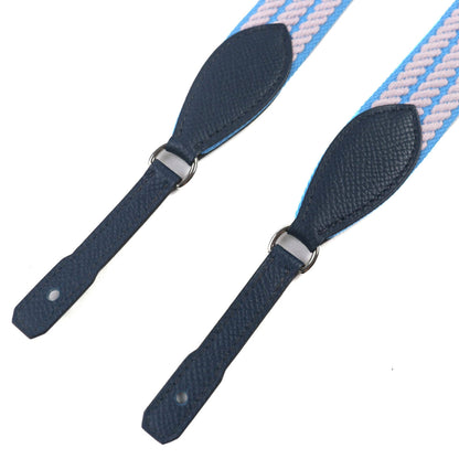 Hermes Caval To-Go 25Mm Canvas And Leather Bag With Silver Hardware Shoulder Strap