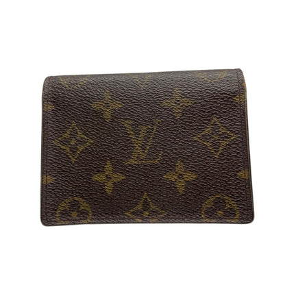 Louis Vuitton Japan Sangapur M60530 Monogram Bifold Business Card Case/Card Case/Pass Case Leather