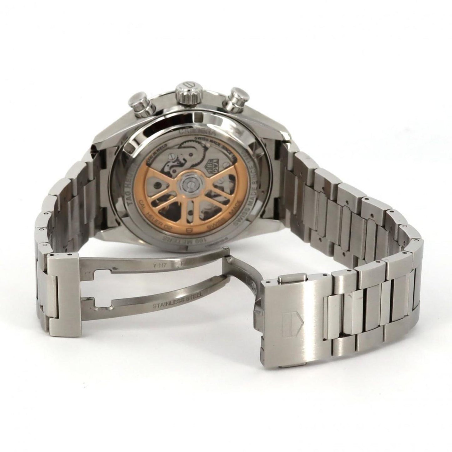 Tag Heuer Carrera Calibre 02 Chronograph Cbn2010.Ba0642 Stainless Steel Automatic Watch