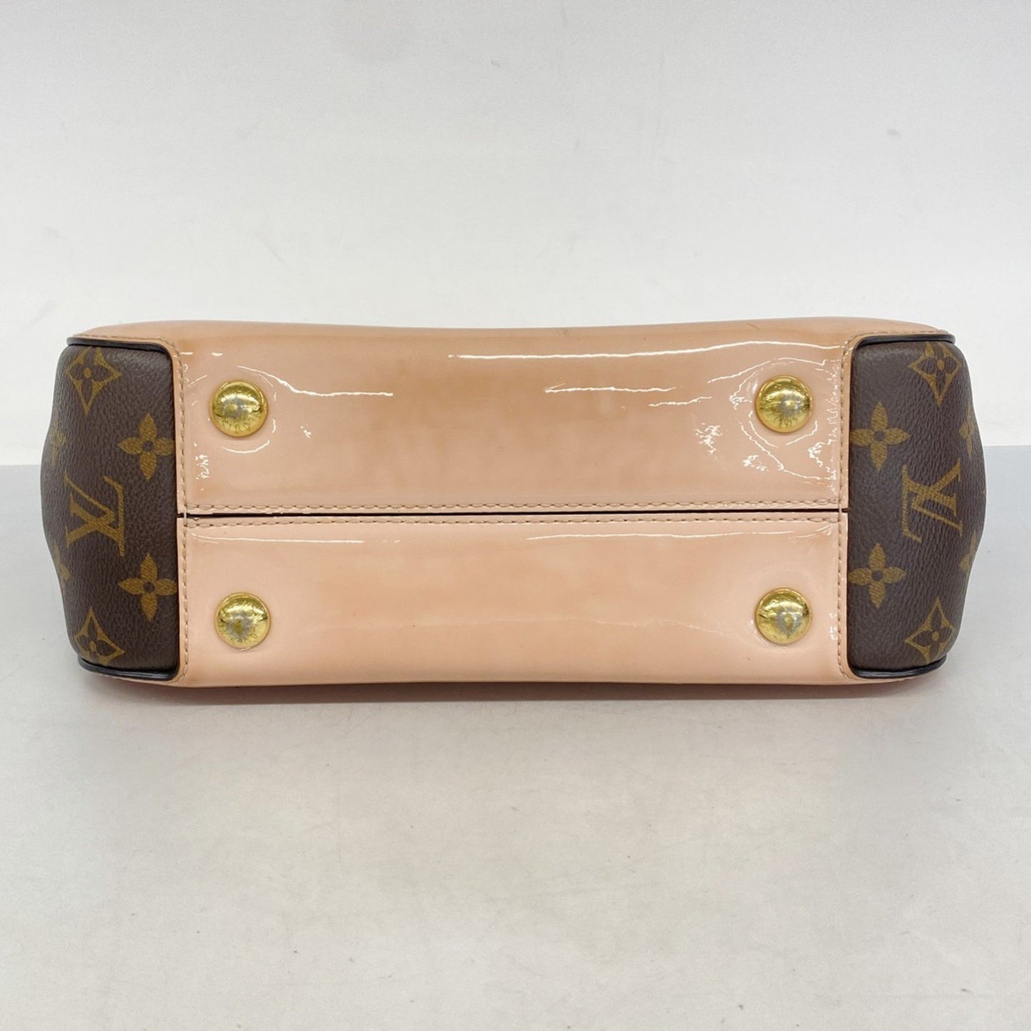 Louis Vuitton Monogram Vernis Cherrywood Pm Handbag M53355 Brown Rose Ballerine 2-Way Bag