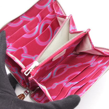 Hermes Herms Azap Compact Silkin Round Wallet