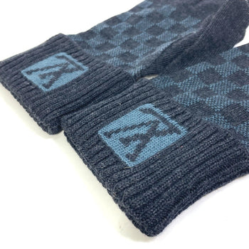 Louis Vuitton Gon Petit Damier Gloves With Lv Logo