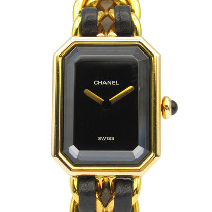 Chanel Premiere S Watch Gp (Gold Plated) Leather