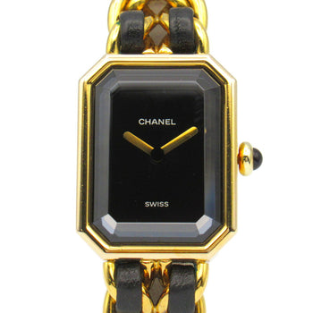 Chanel Premiere S Watch Gp (Gold Plated) Leather