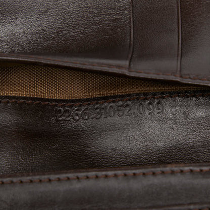 Fendi Zucca Bifold Wallet 31052 Beige Brown Canvas Leather