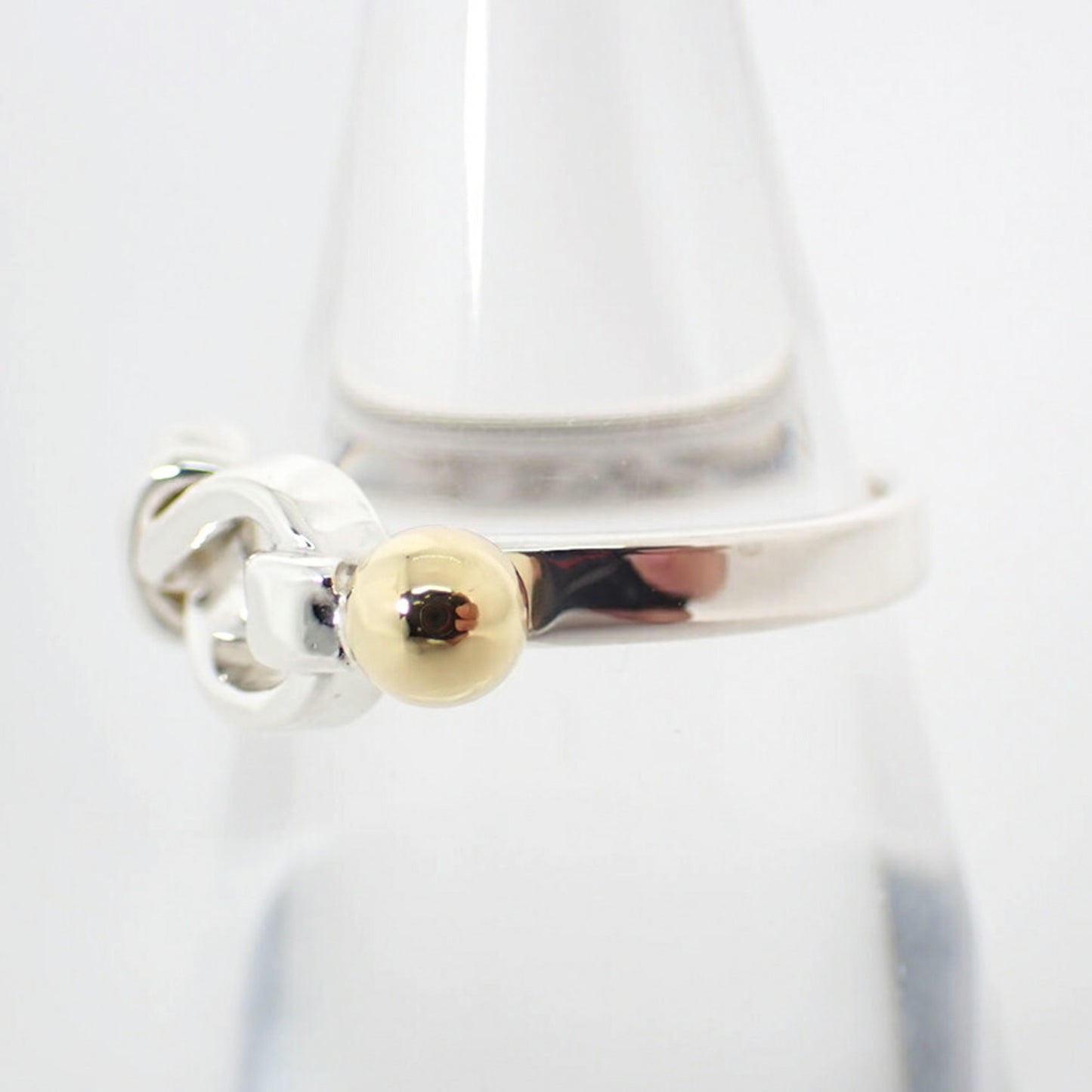 Tiffany 925 750 Hook & Eye Ring