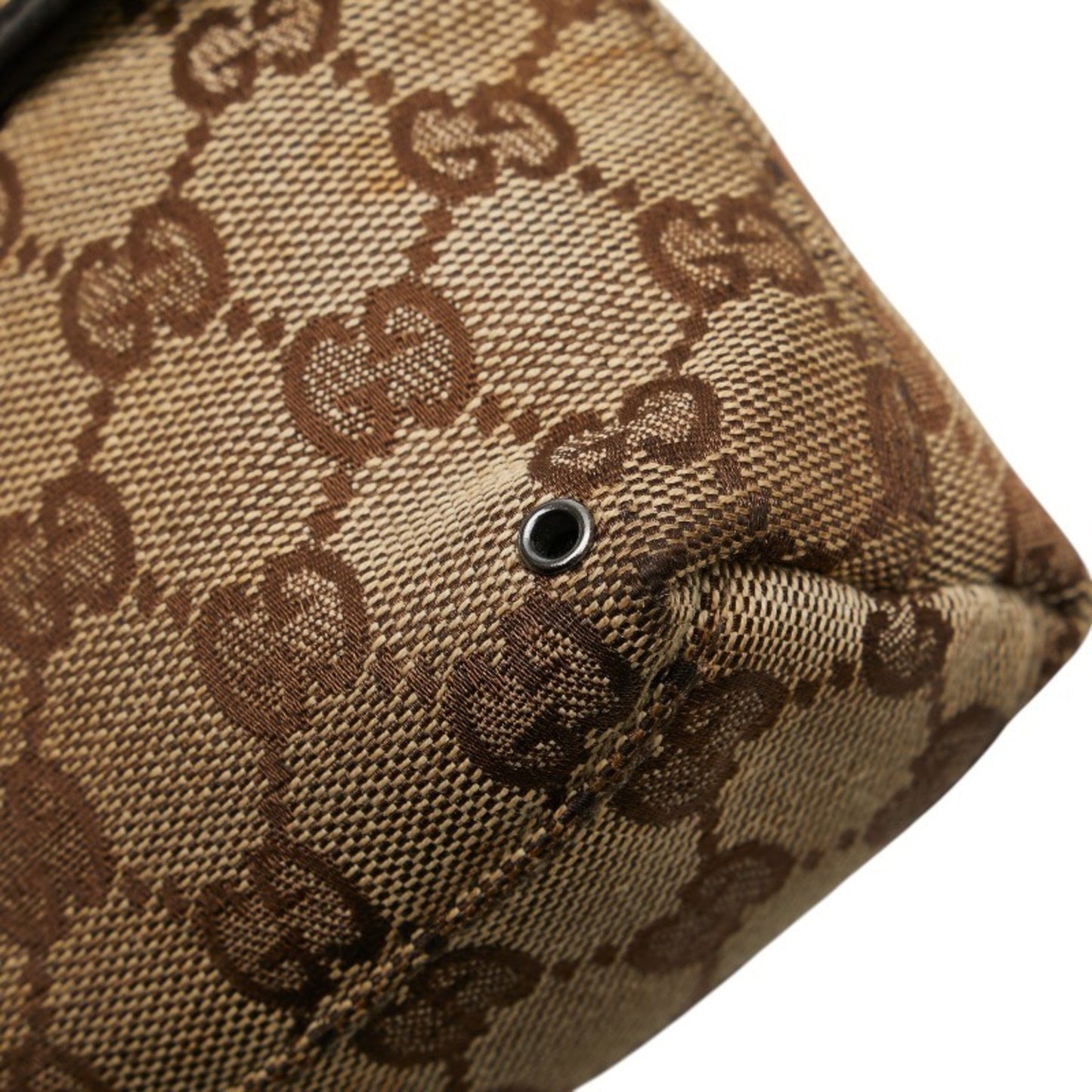 Gucci Gg Canvas Waist Bag/Body Bag 92543 Beige/Brown Canvas/Leather