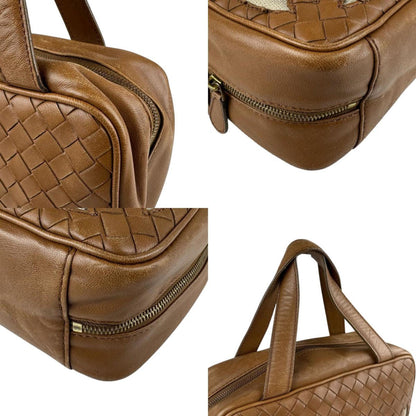 Bottega Veneta Handbag Intrecciato Leather Brown