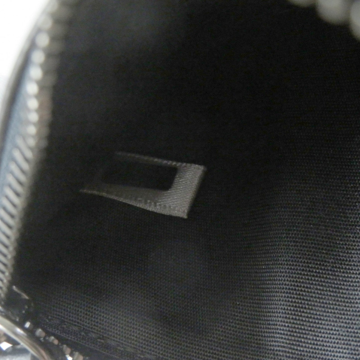 Jimmy Choo Casey Jc Monogram Denim Leather Wallet/Coin Case