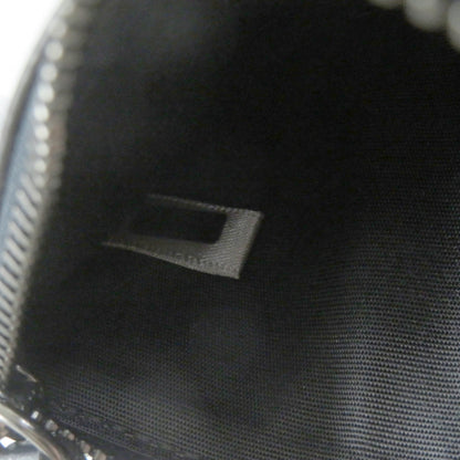 Jimmy Choo Casey Jc Monogram Denim Leather Wallet/Coin Case