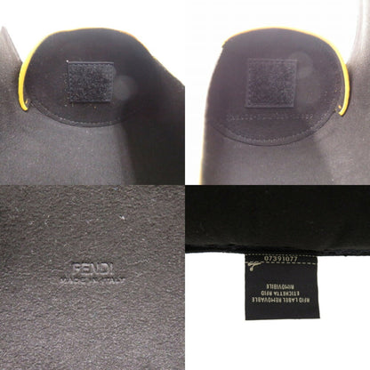 Like New Fendi Leather Pouch With Yellow Watch Case