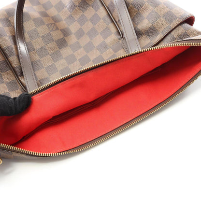 Louis Vuitton Totally Pm Damier Ebene Tote Bag Coated Canvas Leather