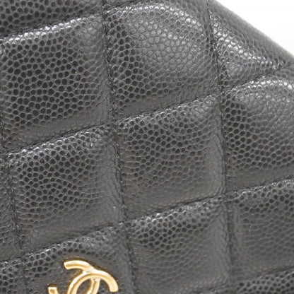Chanel Matelasse Wallet/Coin Case In Caviar Leather