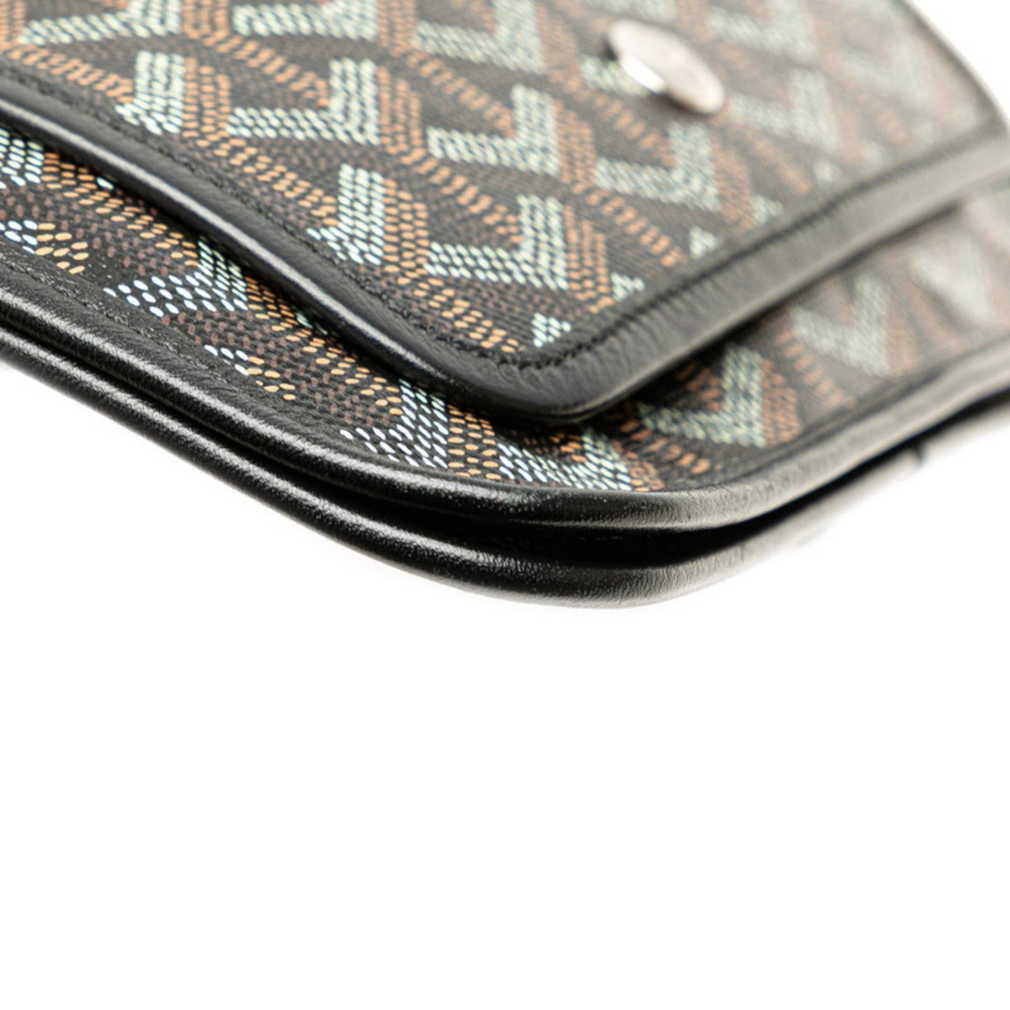 Goyard Plumet Pouch Wallet Black Leather