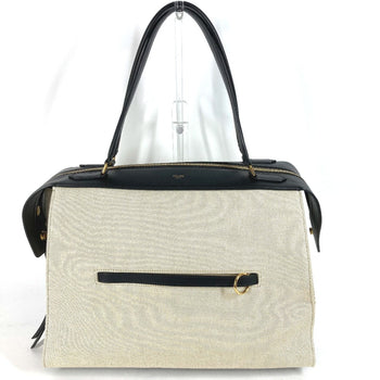 Celine Bag Shawl Tote Bag Shoulder Bag Ivorybased Black