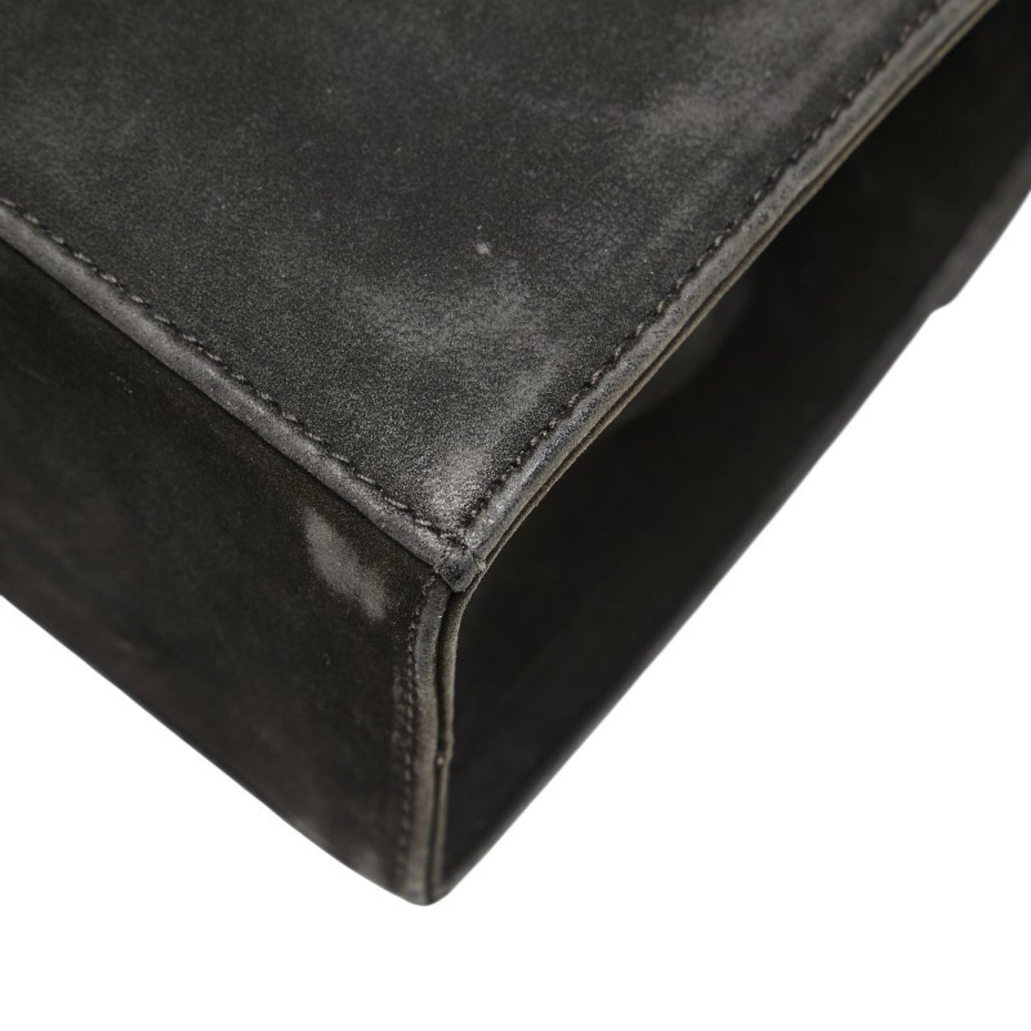 Salvatore Ferragamo Vara Ribbon Handbag/Shoulder Bag 2Way Bc213104 Brown Nubuck Leather