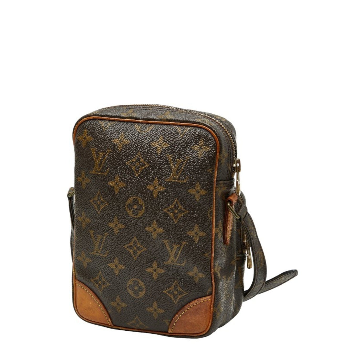 Louis Vuitton Monogram Amazon Crossbody Shoulder Bag M45236 Brown Leather