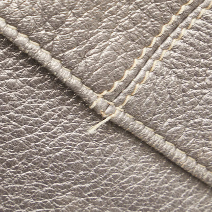 Fendi One-Shoulder Bag Gray Leather