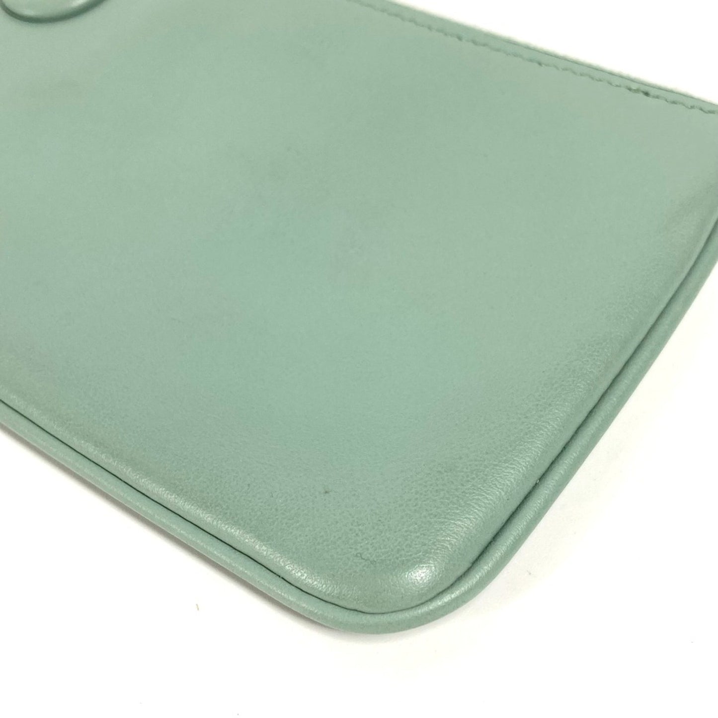 Fendi 8Bs007 Coin Purse Wallet Pouch Green