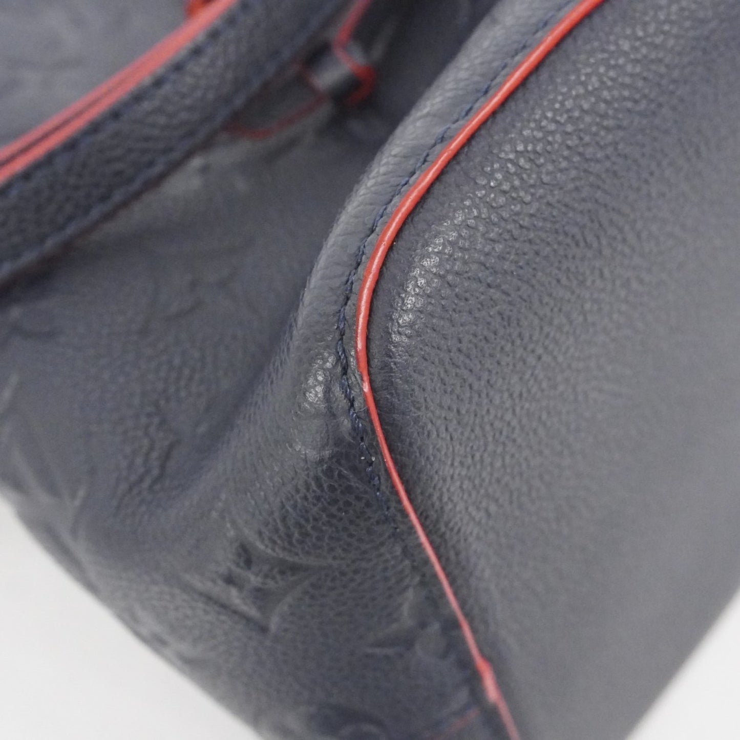 Louis Vuitton Monogram Empreinte Neonoe Handbag M45306 Marine Rouge 2-Way Bag