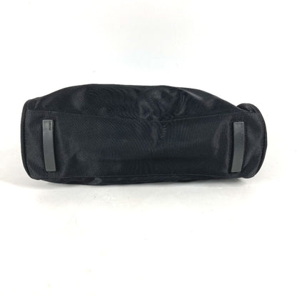 Prada Triangle Logo Plate Handbag In Nylon