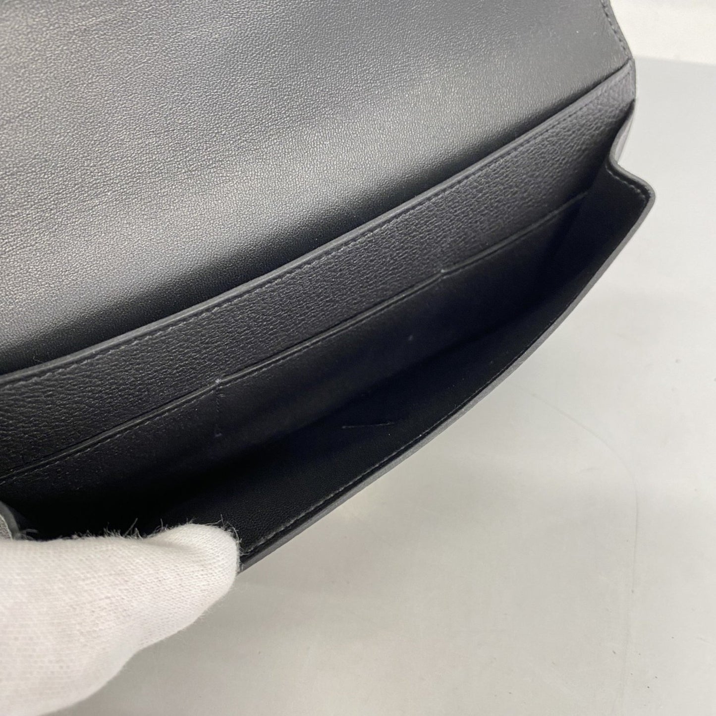 Hermes Herms Dogon Gm Long Wallet In Taurillon Clemence Leather