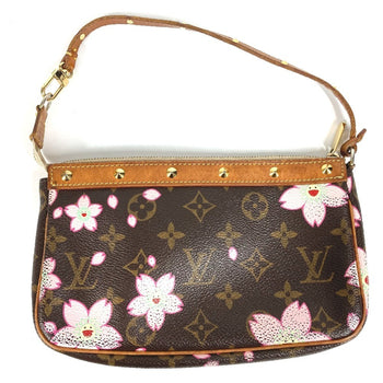 Louis Vuitton M92006 Monogram Cherry Blossom Pochette Accessoires By Takashi Murakami. Mini Handbag