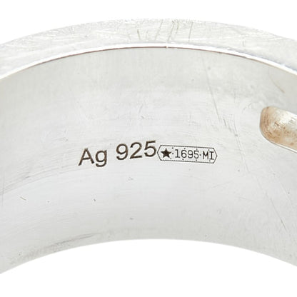 Gucci G Logo Open Ring #9 Sv925 Silver