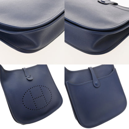 Hermes Evelyn 3 Pm Blue Ankle Q Stamp (Circa 2013)