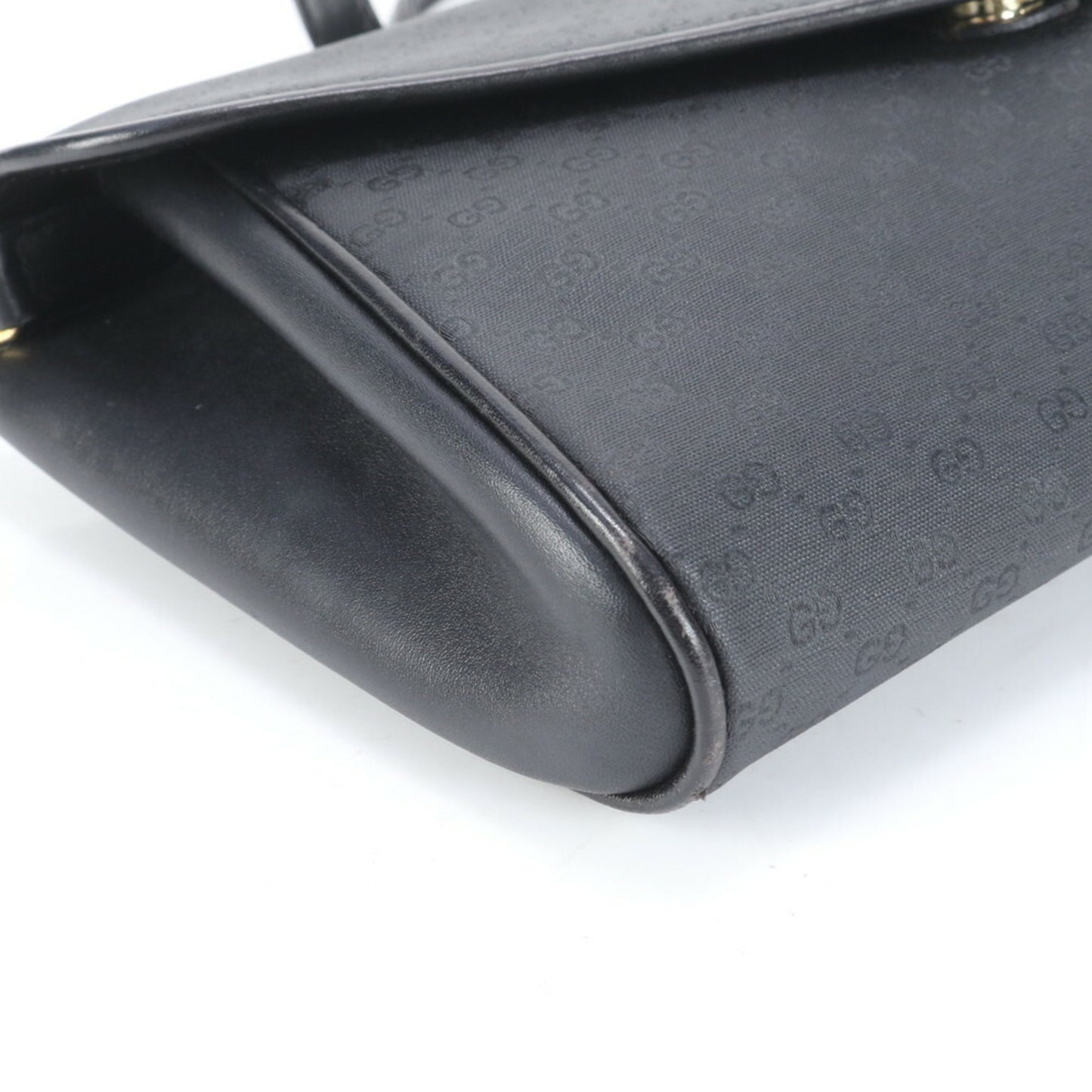 Gucci Old Micro Gg Leather Shoulder Bag/Crossbody Tote Bag
