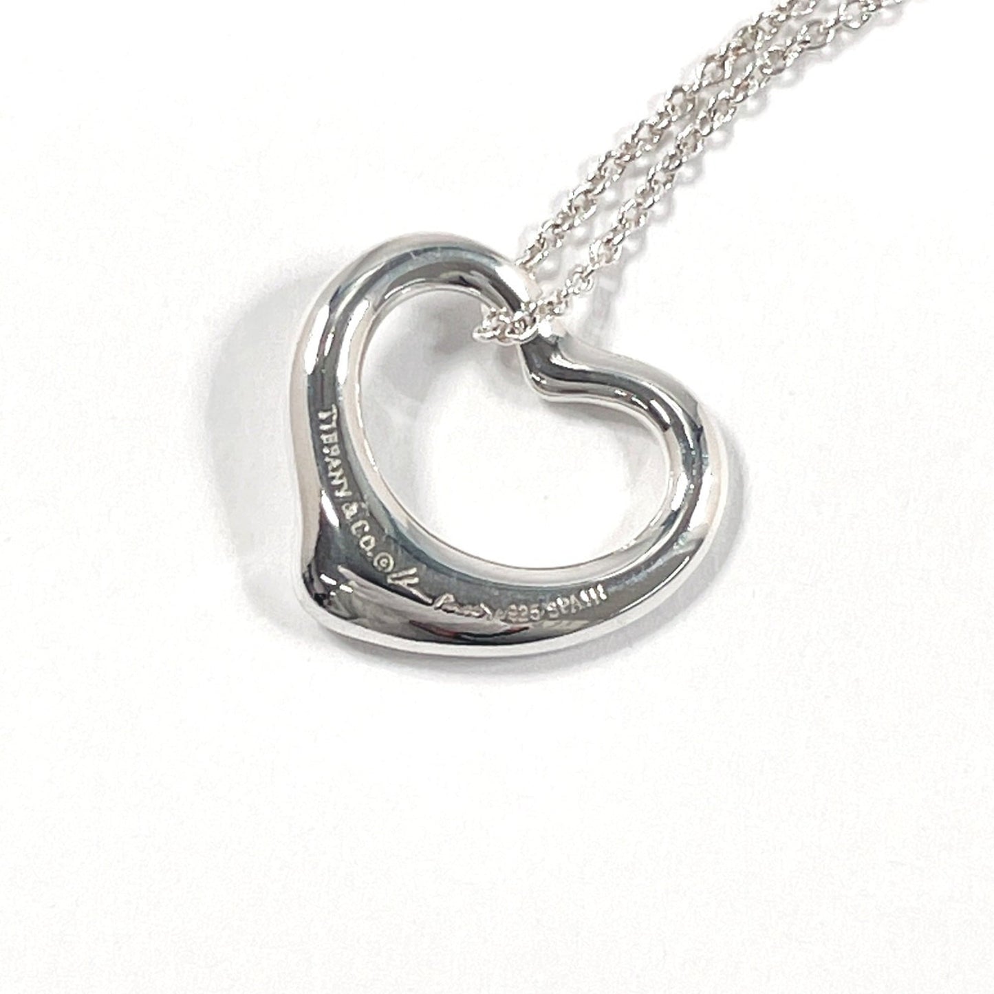 Tiffany & Co. Tiffany Heart Elsa Peretti Necklace In 925 Sterling Silver
