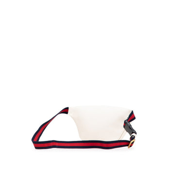 Gucci Logo Print Waist Bag/Body Bag 527792 In White