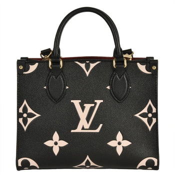 Louis Vuitton On The Go Pm Handbag Monogram Empreinte M45659 Black Rfid Shoulder Bag