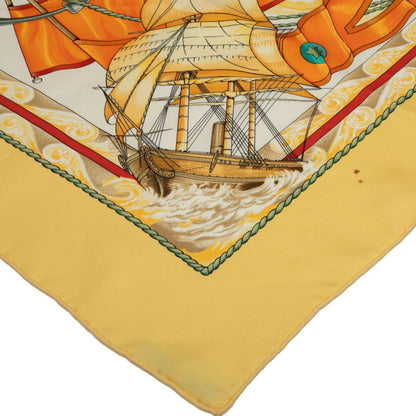 Hermes Herms Carr 90 "Vive Le Ven" (Wind Blow) Scarf