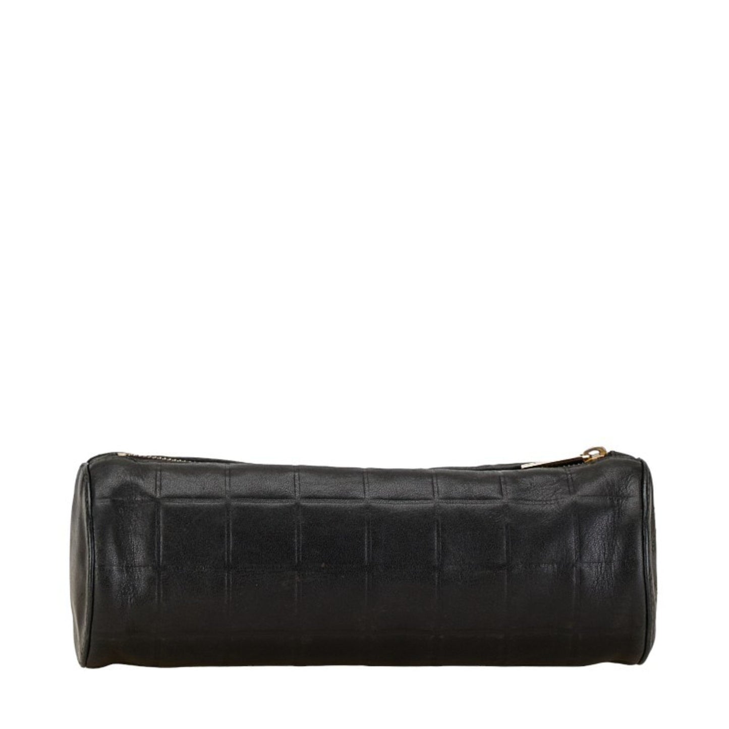 Chanel Coco Mark Pouch Black Leather